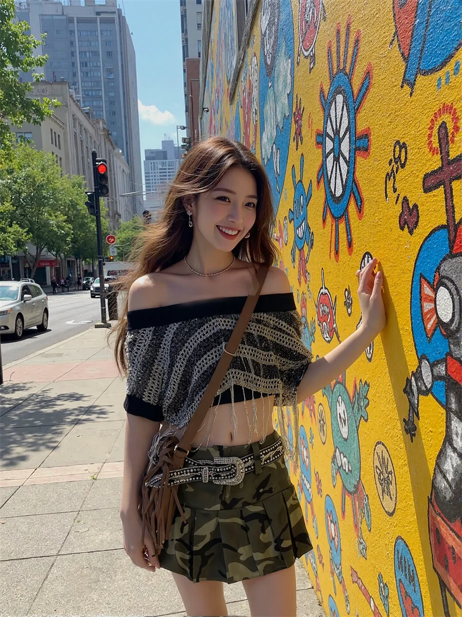 Mini Camouflage Pleated Skirts Women Velvet Jacquard Irregular High Waist Flare Autumn Comfortable Cozy College Patchwork Modern
Mini Camouflage Pleated Skirts Women Velvet Jacquard Irregular High Waist Flare Autumn Comfortable Cozy College Patchwork Modern