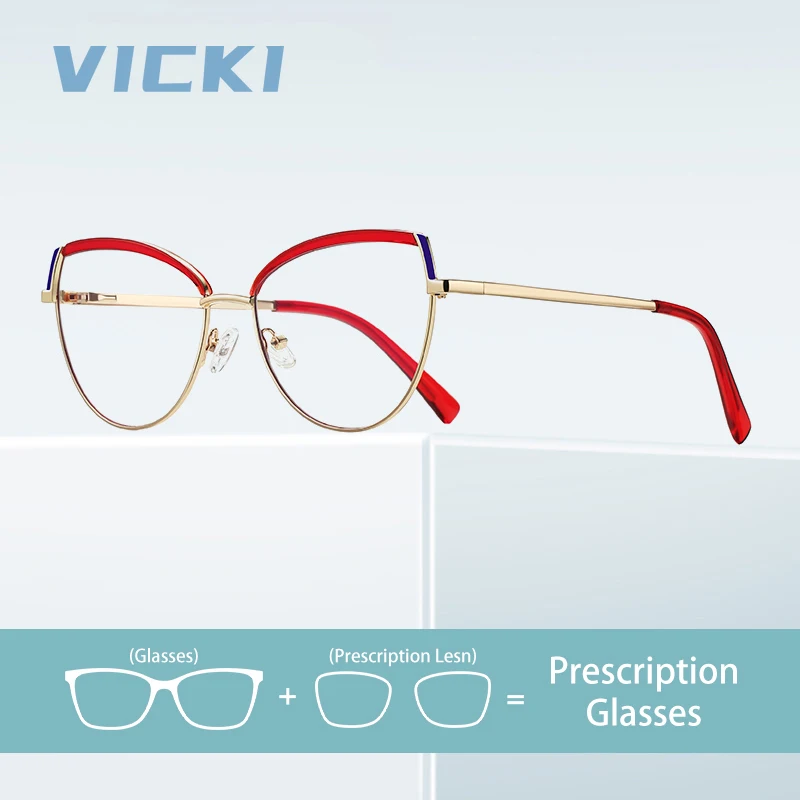 VICKI Fashionable New Design Cat-eye Glasses for Women Can Be Customized with Prescription Photochromic Anti-blue Light PFD3119
VICKI Fashionable New Design Cat-eye Glasses for Women Can Be Customized with Prescription Photochromic Anti-blue Light PFD3119