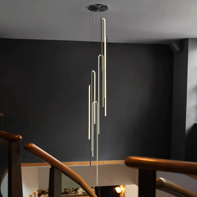 Modern home decor led lights pendant light lamps forstaircase Chandeliers for living room hanging light indoor lighting
Modern home decor led lights pendant light lamps forstaircase Chandeliers for living room hanging light indoor lighting