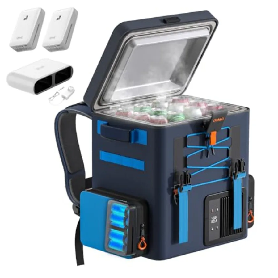 Portable 20L/21QT 12V car refrigerator for camping, RV, boat beach use; aluminum alloy body; black; -468 dual-zone cooling, fas
Portable 20L/21QT 12V car refrigerator for camping, RV, boat beach use; aluminum alloy body; black; -468 dual-zone cooling, fas