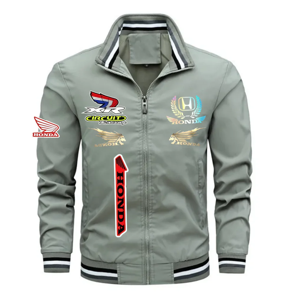 Y2026 New Men's Honda Racing Jacket Embroidered Stand Collar Windbreaker Biker Style Casual Zipper Coat
Y2026 New Men's Honda Racing Jacket Embroidered Stand Collar Windbreaker Biker Style Casual Zipper Coat