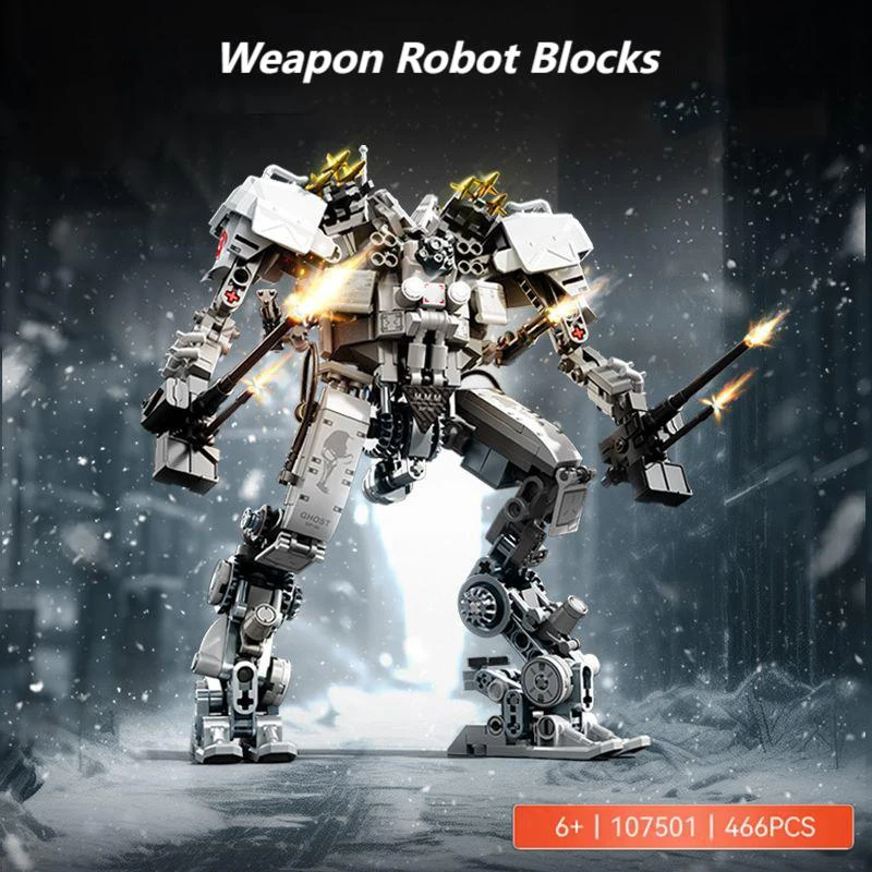 466pcs Weapon Robot Building Blocks Mechanical Armor White God of Death Wandering Earth Mecha Robot Assembly Bricks Toys Gifts
466pcs Weapon Robot Building Blocks Mechanical Armor White God of Death Wandering Earth Mecha Robot Assembly Bricks Toys Gifts