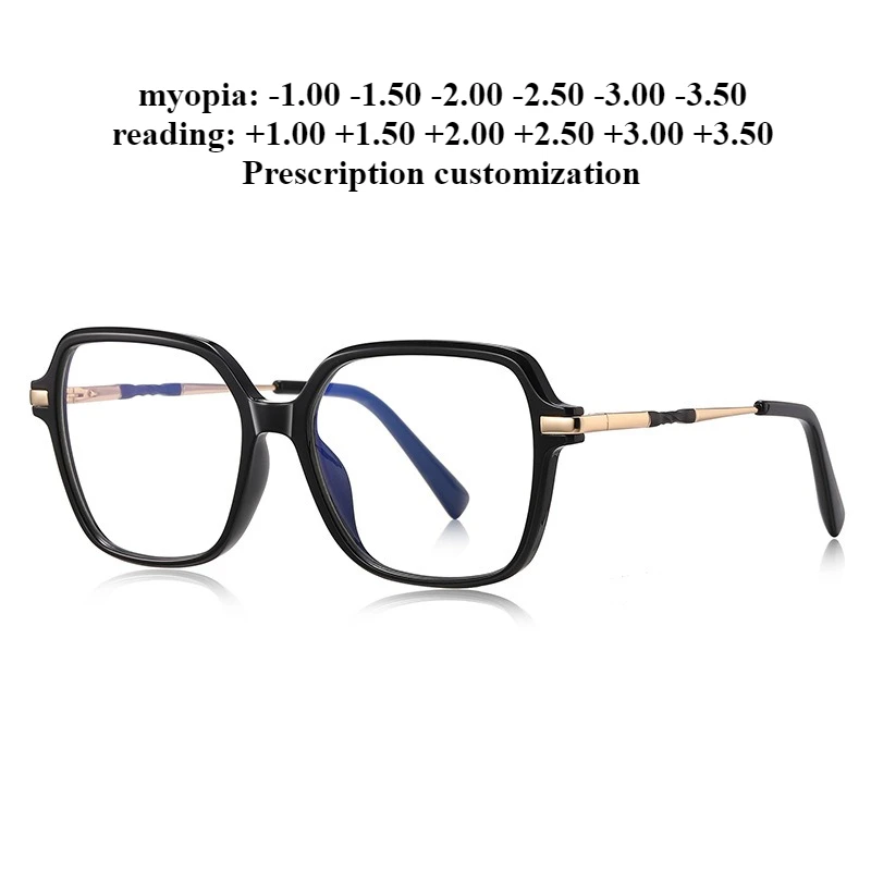 53-17 Новое модное плоское зеркало для чтения с защитой от синего света, большая квадратная оптическая оправа TR, оптическая оправа на заказ, близорукость по рецепту
53-17 Новое модное плоское зеркало для чтения с защитой от синего света, большая квадратная оптическая оправа TR, оптическая оправа на заказ, близорукость по рецепту