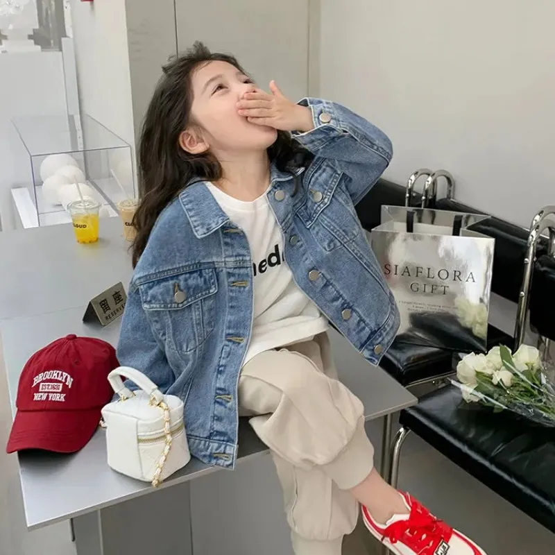 Spring Autumn Children Outerwear Baby Casual Jackets Costume 4-12 Year Fashion Kids Denim Jacket For Girls Coat
Spring Autumn Children Outerwear Baby Casual Jackets Costume 4-12 Year Fashion Kids Denim Jacket For Girls Coat