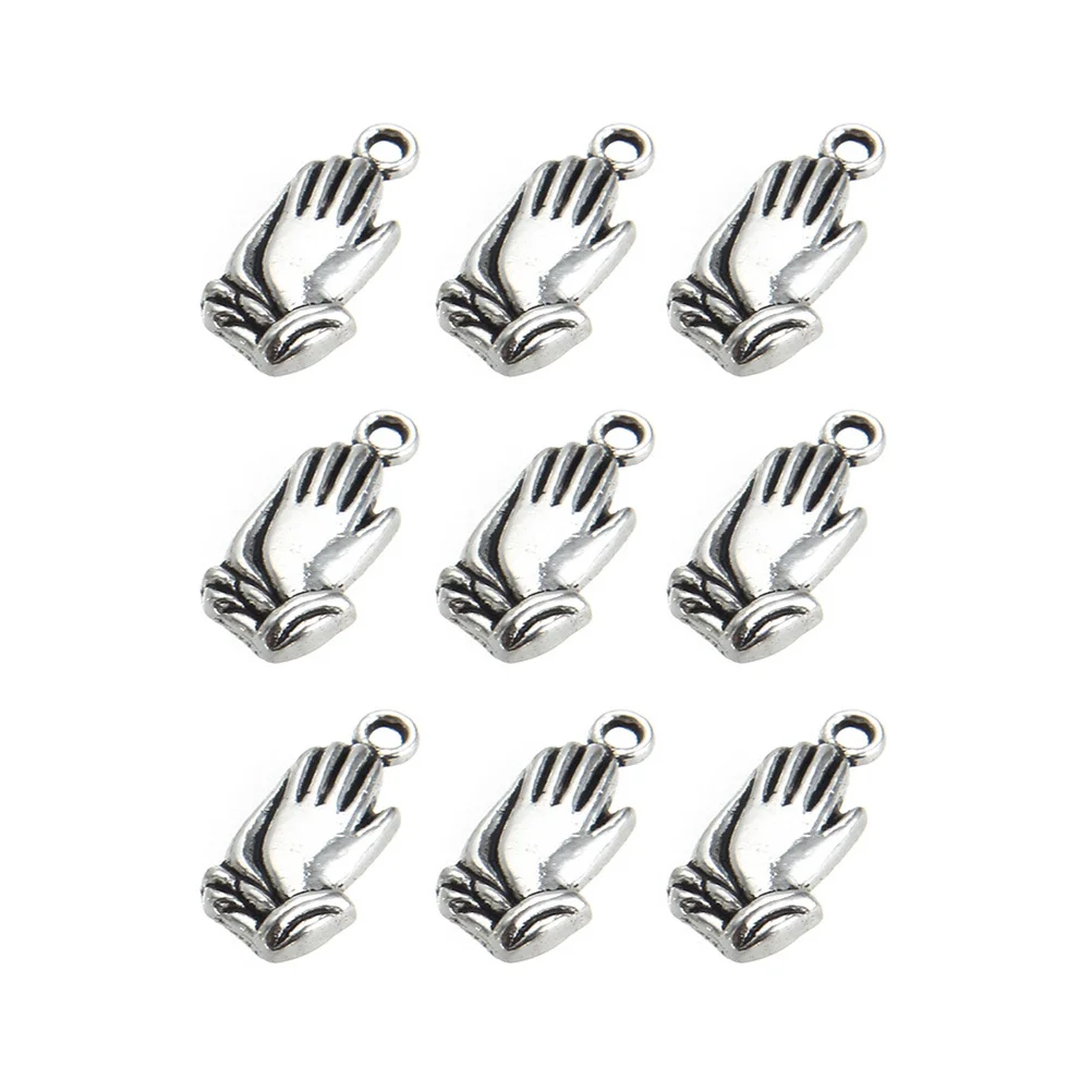 50pcs 5 Packs Praying Pendant Jewelry Alloy Diy Charm Zen Gesture Pendant For Necklace Bracelet Keychain Sweater Chain Anklet
50pcs 5 Packs Praying Pendant Jewelry Alloy Diy Charm Zen Gesture Pendant For Necklace Bracelet Keychain Sweater Chain Anklet
