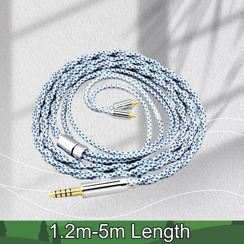 99% Pure Silver Mix Graphene OCC For Dunu T5 Titan 3 T3 (Increase Length MMCX) Shielding Earphone Cable 8626
99% Pure Silver Mix Graphene OCC For Dunu T5 Titan 3 T3 (Increase Length MMCX) Shielding Earphone Cable 8626