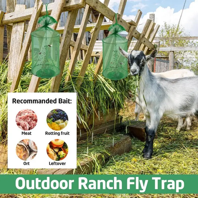 Fly Catcher Outdoor 6X Reusable Fly Trap Bag Outdoor Flying Animal Control Folding Catcher For Orchard Garden Patio Camping
Fly Catcher Outdoor 6X Reusable Fly Trap Bag Outdoor Flying Animal Control Folding Catcher For Orchard Garden Patio Camping