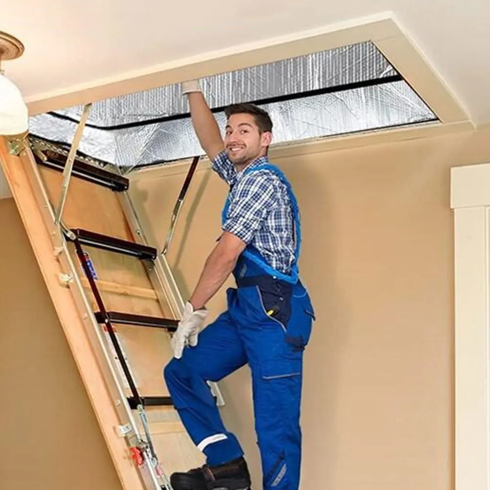 Attic Stairs Insulation Cover Heat Shield for Staircase Door Bubble Isolates Coldness Provides Warmth Dust Proof Easy
Attic Stairs Insulation Cover Heat Shield for Staircase Door Bubble Isolates Coldness Provides Warmth Dust Proof Easy