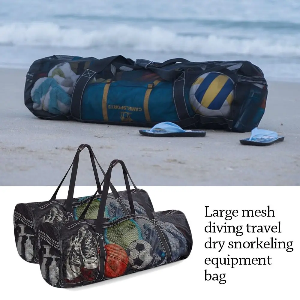 Summer Large Capacity Mesh Dive Bag Travel Beach Duffel Bag Snorkeling Water Sports Swimming Gym Bag
Summer Large Capacity Mesh Dive Bag Travel Beach Duffel Bag Snorkeling Water Sports Swimming Gym Bag