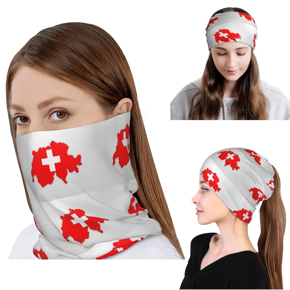 Swiss Switzerland Flag Bandana Neck Cover Face Scarf Multifunction Headband Beanies Hat for Men Women Adult All Season
Swiss Switzerland Flag Bandana Neck Cover Face Scarf Multifunction Headband Beanies Hat for Men Women Adult All Season
