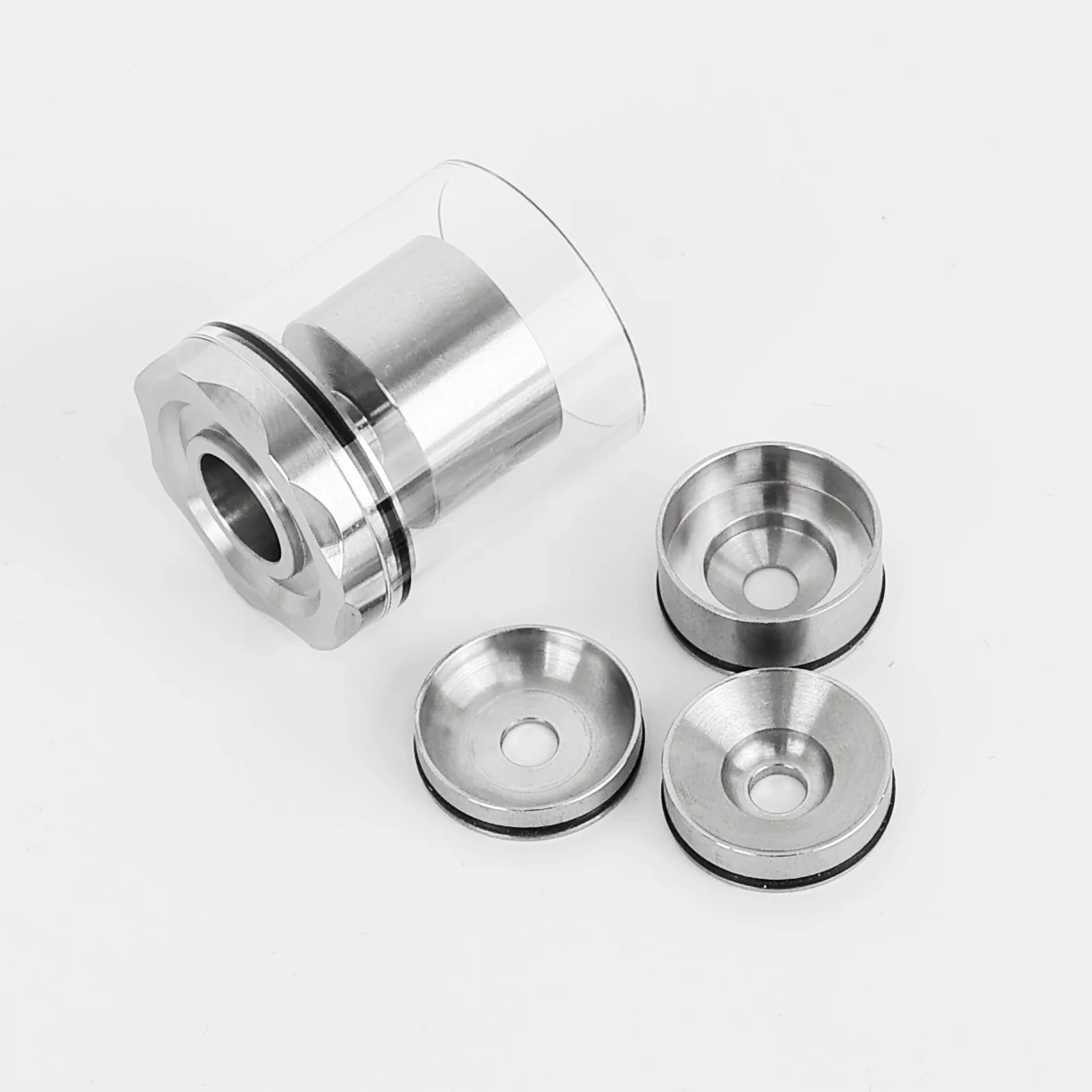 Short glass TANK base Extended Pin Accessories FOR clone Diplomat Style 23mm MTL RTA VAPE
Short glass TANK base Extended Pin Accessories FOR clone Diplomat Style 23mm MTL RTA VAPE