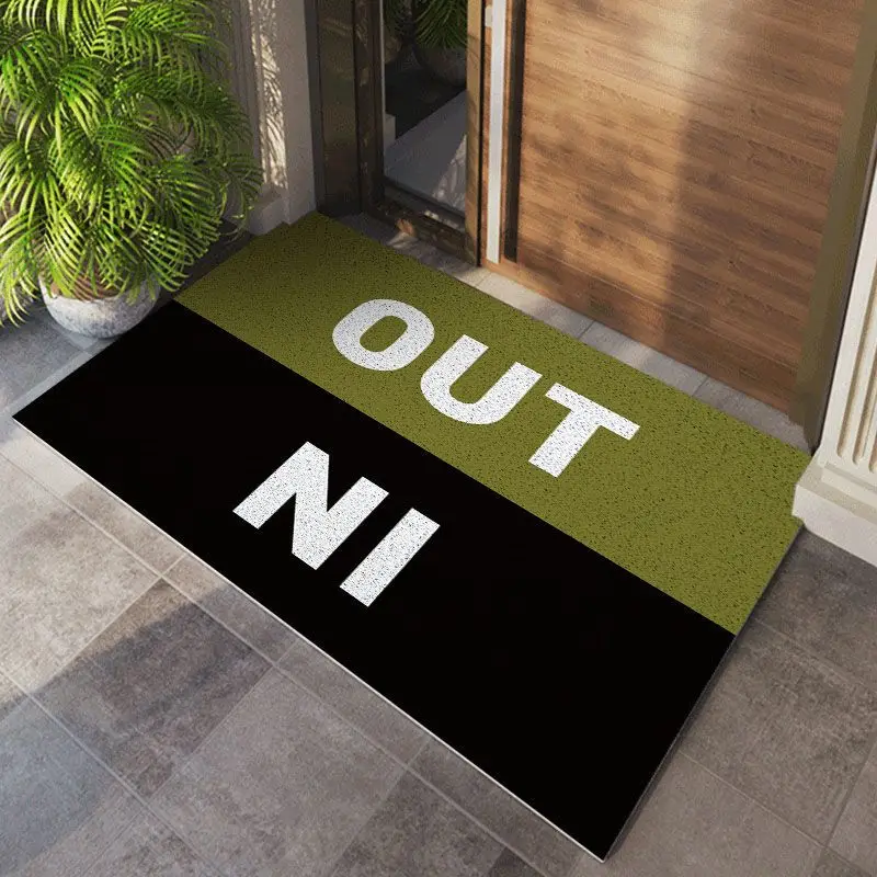 Retro green door silk ring floor mat, living room porch door rubbing foot mat, home entrance pvc carpet
Retro green door silk ring floor mat, living room porch door rubbing foot mat, home entrance pvc carpet