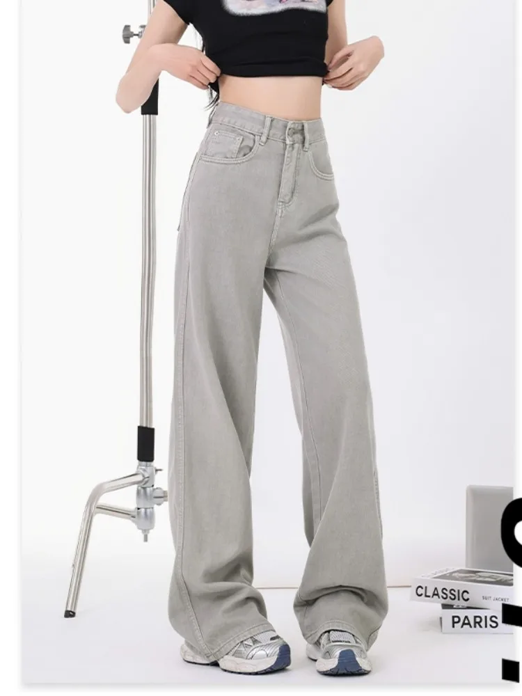 ZHISILAO Baggy Wide Leg Jeans Women Casual Y2K Solid Loose Full Length Denim Pants Streetwear 2024
ZHISILAO Baggy Wide Leg Jeans Women Casual Y2K Solid Loose Full Length Denim Pants Streetwear 2024