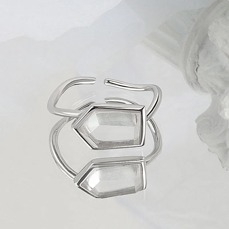 925 Sterling Silver Fashion Korean INS Style Design Versatile Trendy Natural Crystal Open Ring Women Fine Party Gifts
925 Sterling Silver Fashion Korean INS Style Design Versatile Trendy Natural Crystal Open Ring Women Fine Party Gifts
