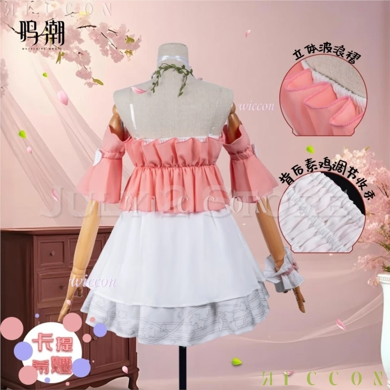 Cartethyia Cosplay Pink Outfit Game Wuthering Waves Clothes Korea Dress Women Girls Halloween Wuwa Lolita Mondern Costume Skirt
Cartethyia Cosplay Pink Outfit Game Wuthering Waves Clothes Korea Dress Women Girls Halloween Wuwa Lolita Mondern Costume Skirt