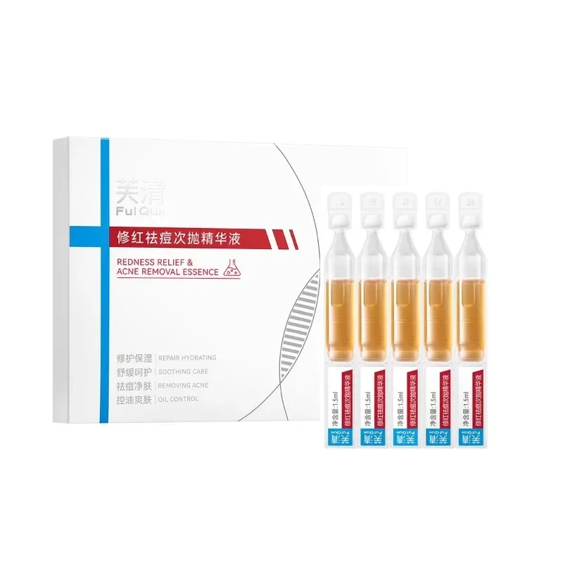 Ful Qun Fuqing Herbal Tea Ampoule Essence Mild Acne Treatment Serum Reddishing and Soothing Face Care Oil Control Repair Redness
Ful Qun Fuqing Herbal Tea Ampoule Essence Mild Acne Treatment Serum Reddishing and Soothing Face Care Oil Control Repair Redness