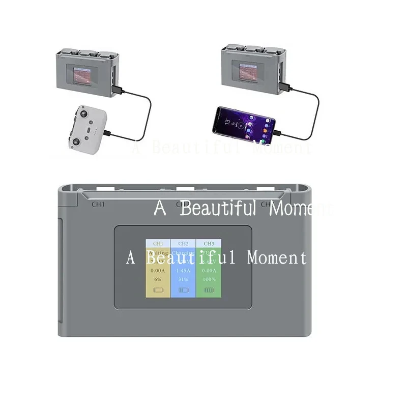 for DJI Mini 2/Mini SE Battery Charger Two-Way Charging Hub Drone Batteries USB Charger Accessor Digital display
for DJI Mini 2/Mini SE Battery Charger Two-Way Charging Hub Drone Batteries USB Charger Accessor Digital display