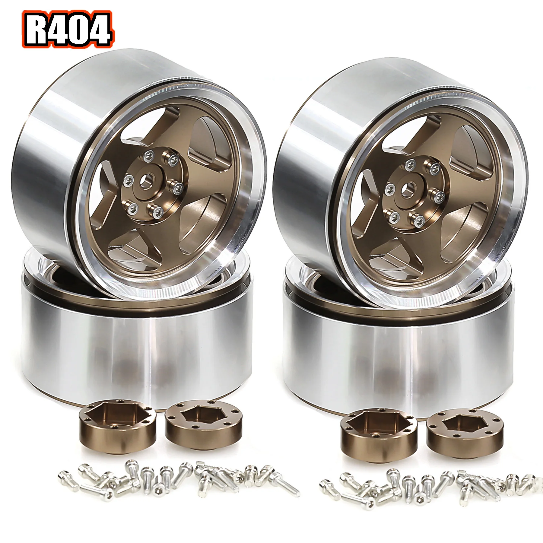 2.6” Beadlock Wheel Rims 4pcs OD 135mm Tires, with 17mm/12mm Hexes for MJX H8H MK07 KM4 1/7 1/8 1/10 Off Road Crawler Car
2.6” Beadlock Wheel Rims 4pcs OD 135mm Tires, with 17mm/12mm Hexes for MJX H8H MK07 KM4 1/7 1/8 1/10 Off Road Crawler Car