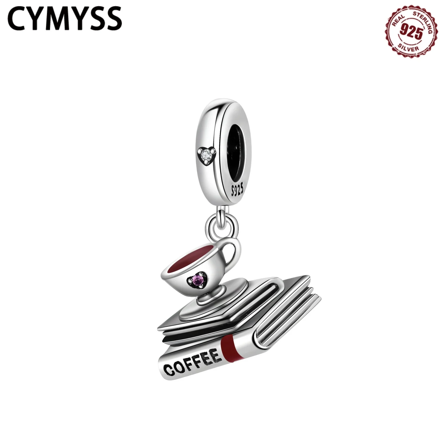 CYMYSS 2025 New 925 Sterling Silver Coffee Gourmet Book Zircon Pendant Boutique Birthday Travel Party Jewelry Gift Women Pendant
CYMYSS 2025 New 925 Sterling Silver Coffee Gourmet Book Zircon Pendant Boutique Birthday Travel Party Jewelry Gift Women Pendant