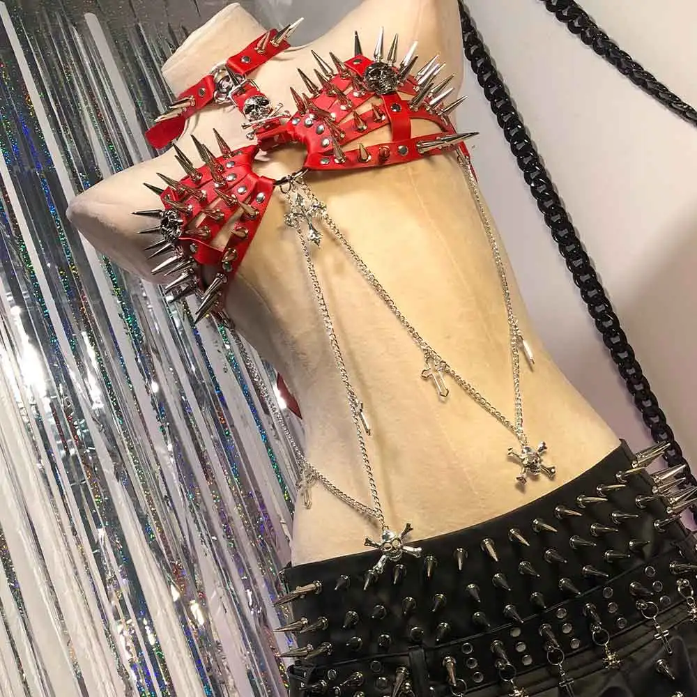 Топы из веганской кожи для подростков в стиле E-Girls, эко-гранж, винтаж, кавай, Y2K, эмо, готика, 90-е, Харадзюку, гот-панк, рок, с заклепками и шипами, DIY
Топы из веганской кожи для подростков в стиле E-Girls, эко-гранж, винтаж, кавай, Y2K, эмо, готика, 90-е, Харадзюку, гот-панк, рок, с заклепками и шипами, DIY