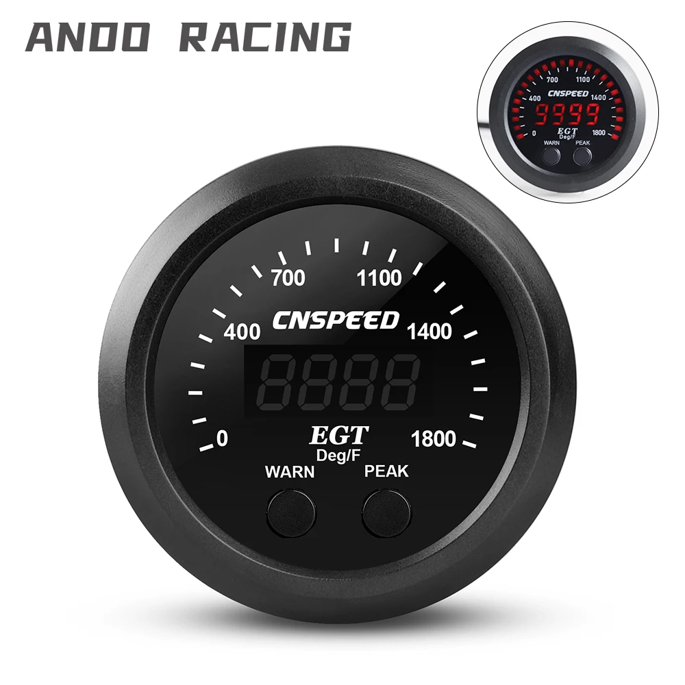 52mm/2inch 0-1800F Deg Digital Exhaust Gas Display Temperature Egt Gauge EGT With Car Sensor Electronic Exhaust Gas Temp Meter
52mm/2inch 0-1800F Deg Digital Exhaust Gas Display Temperature Egt Gauge EGT With Car Sensor Electronic Exhaust Gas Temp Meter