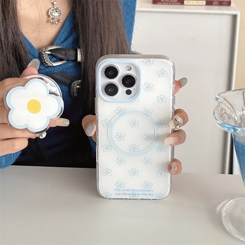 Simple Flower Painting Magnetic Phone Case For iPhone 16 Pro 15 14 13 Pro Max Cover with Magsafe Stand Holder Cute Cases Funda
Simple Flower Painting Magnetic Phone Case For iPhone 16 Pro 15 14 13 Pro Max Cover with Magsafe Stand Holder Cute Cases Funda