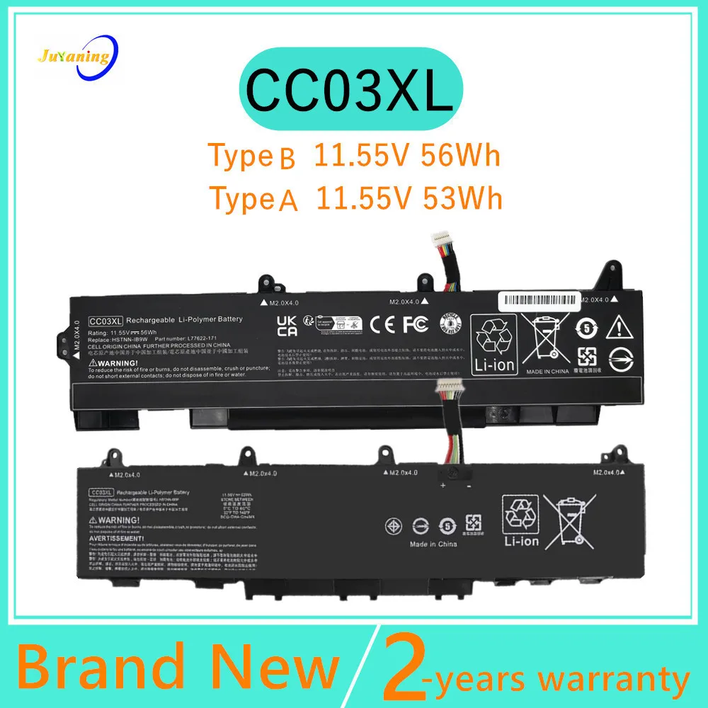 CC03XL Laptop Battery for HP EliteBook 830 835 840 850 855 G7 G8 HSTNN-IB9F HSTNN-LB8Q HSTNN-UB8W HSTNN-DB90 for Firefly 14 G7
CC03XL Laptop Battery for HP EliteBook 830 835 840 850 855 G7 G8 HSTNN-IB9F HSTNN-LB8Q HSTNN-UB8W HSTNN-DB90 for Firefly 14 G7