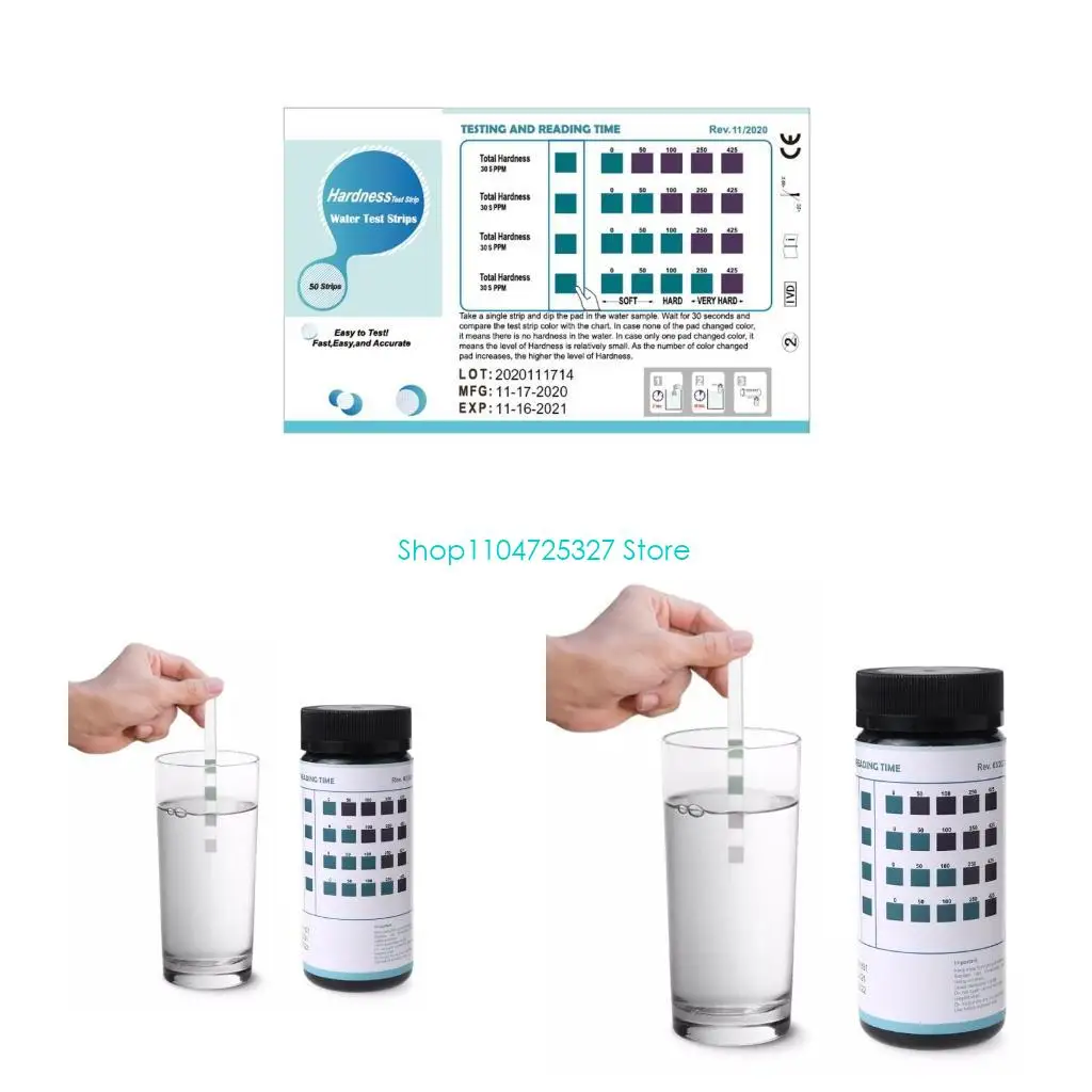 D8KF Drinking Water Test Professional Hardness Testing Kits Tap & Well Water Test Strips 50 Strips Easy Operation Strips
D8KF Drinking Water Test Professional Hardness Testing Kits Tap & Well Water Test Strips 50 Strips Easy Operation Strips
