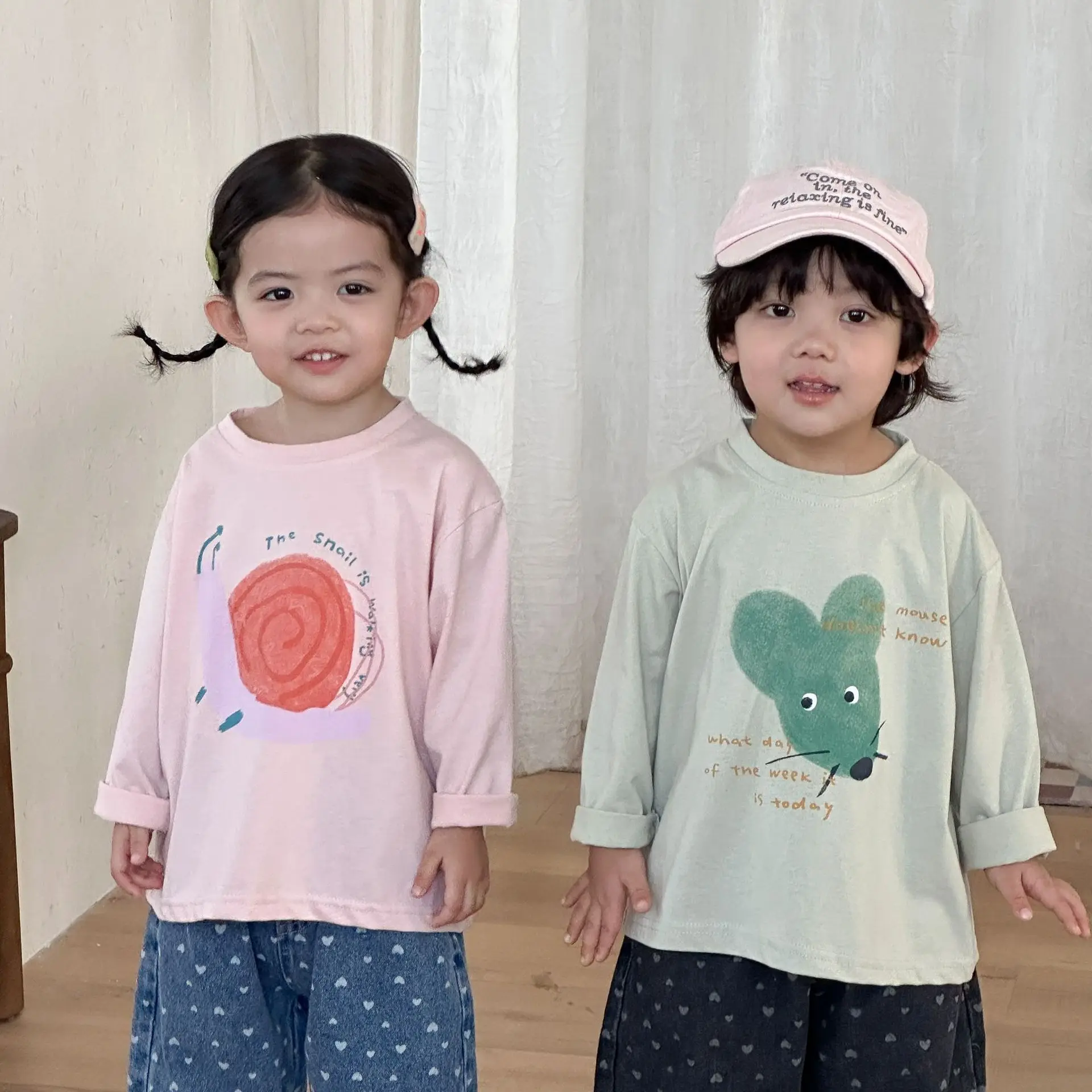 2026 Spring New Children Long Sleeve T Shirts Girls Cartoon Print Bottoming Shirts Toddler Boys Cotton Loose Tops Kids Clothes
2026 Spring New Children Long Sleeve T Shirts Girls Cartoon Print Bottoming Shirts Toddler Boys Cotton Loose Tops Kids Clothes