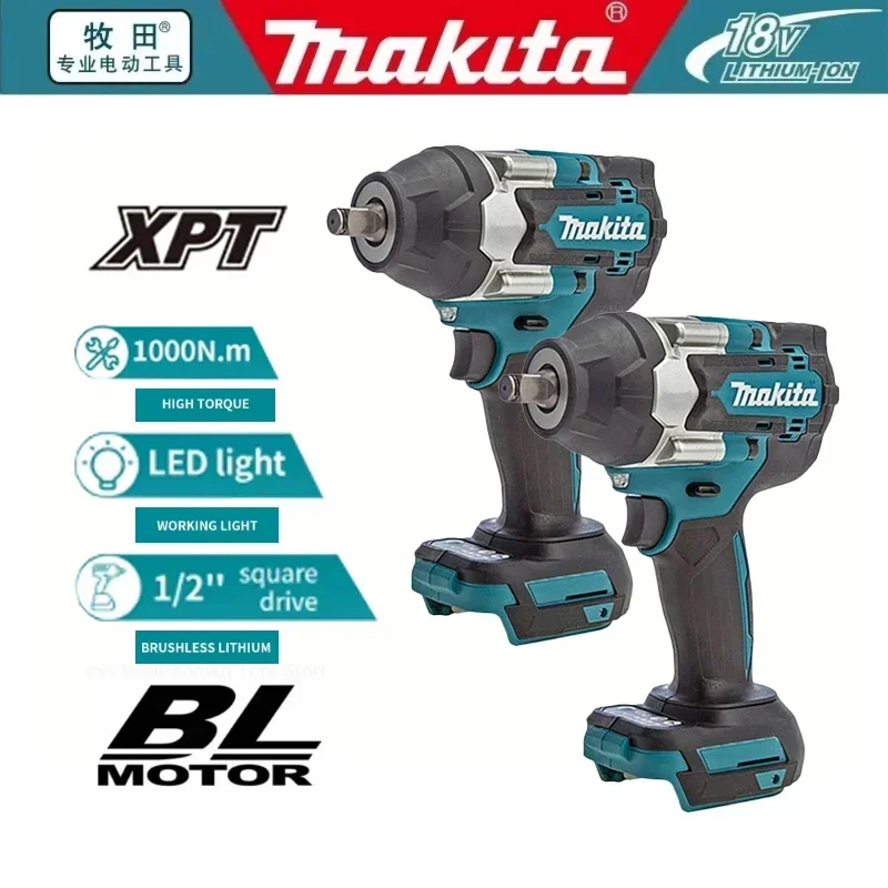 Makita DTW700 Brushless Electric Wrench High Torque Cordless Drill Screwdriver 18V Rechargeable Electric Tools Torque Wrench
Makita DTW700 Brushless Electric Wrench High Torque Cordless Drill Screwdriver 18V Rechargeable Electric Tools Torque Wrench