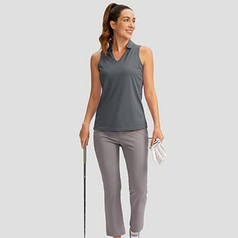 Women's Sleeveless T-Shirt Ladies Sports Tanks Top Female Quick Drying T-Shirt Golf Shirt
Women's Sleeveless T-Shirt Ladies Sports Tanks Top Female Quick Drying T-Shirt Golf Shirt