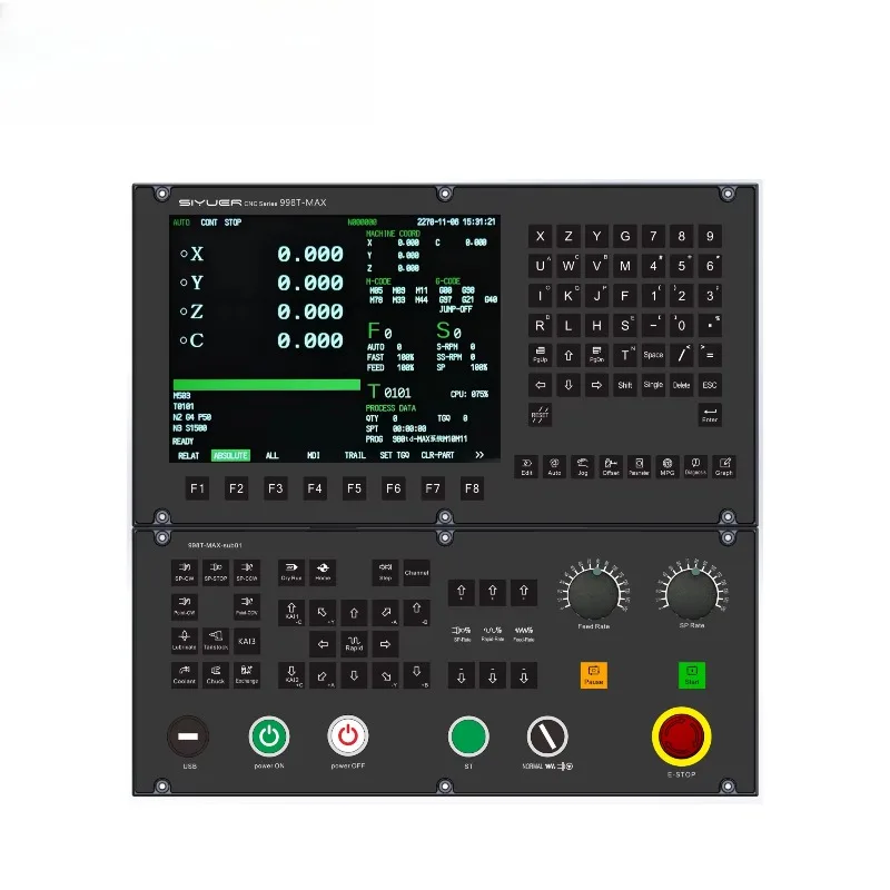 998T-MAX 4-осевой абсолютный контроллер токарного станка с ЧПУ с макросервоприводом ПЛК и гидравлической турелью, модернизированный комплект с ЧПУ для машины с ЧПУ
998T-MAX 4-осевой абсолютный контроллер токарного станка с ЧПУ с макросервоприводом ПЛК и гидравлической турелью, модернизированный комплект с ЧПУ для машины с ЧПУ