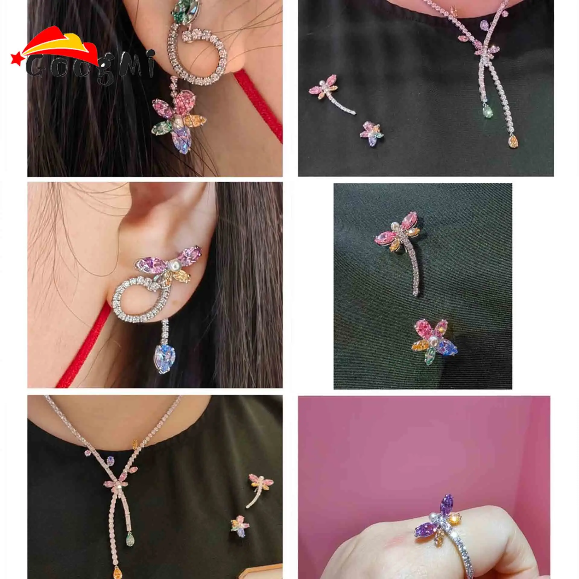 Original 2026 Dazzling Crystal for Women Necklace Earrings Bracelet Ring Luxury Dragonfly Series Fine Jewelry Set Romantic Gift
Original 2026 Dazzling Crystal for Women Necklace Earrings Bracelet Ring Luxury Dragonfly Series Fine Jewelry Set Romantic Gift