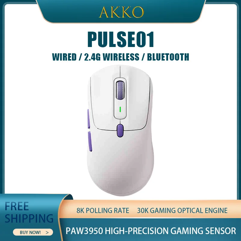 Akko Pulse01 Игровая мышь Paw3950 Высокоточный игровой датчик 30k Игровой оптический двигатель Быстрая точная стабильная работа
Akko Pulse01 Игровая мышь Paw3950 Высокоточный игровой датчик 30k Игровой оптический двигатель Быстрая точная стабильная работа