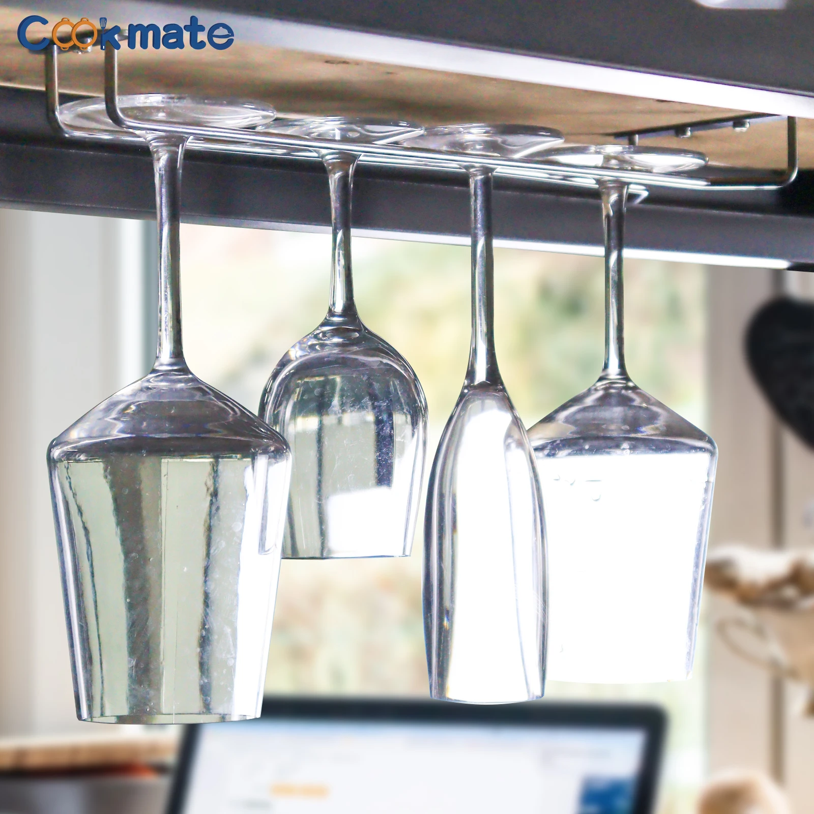 Stainless Steel Wine Glass Rack - Wall Mounted & Ceiling Hanging Goblet Holder, Space Saving Bar Kitchen Storage Organizer
Stainless Steel Wine Glass Rack - Wall Mounted & Ceiling Hanging Goblet Holder, Space Saving Bar Kitchen Storage Organizer