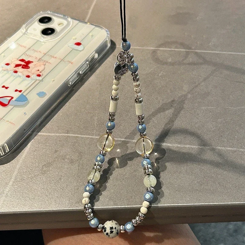 Stylish Pendant Beaded Phone Strap Charm Chain Phone Lanyard Keychain Woman Girl Bag Pendant for IPhone Samsung Case Accessories
Stylish Pendant Beaded Phone Strap Charm Chain Phone Lanyard Keychain Woman Girl Bag Pendant for IPhone Samsung Case Accessories