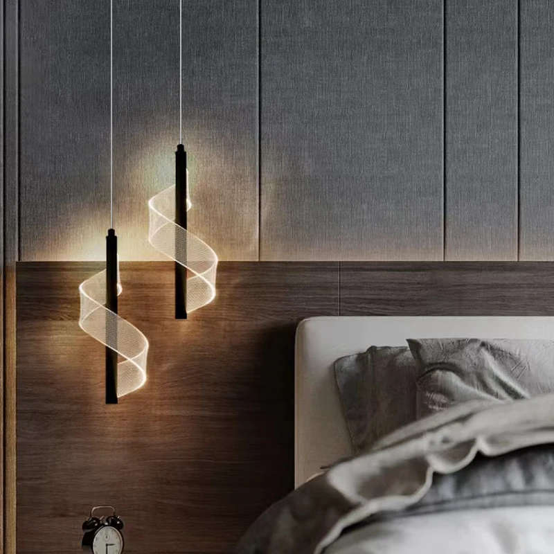 Bedroom Bedside Chandelier Minimalist Modern LED Pendant Lights Living Room Restaurant Bar Small Hanging Lamp Decor Light Fixtur
Bedroom Bedside Chandelier Minimalist Modern LED Pendant Lights Living Room Restaurant Bar Small Hanging Lamp Decor Light Fixtur