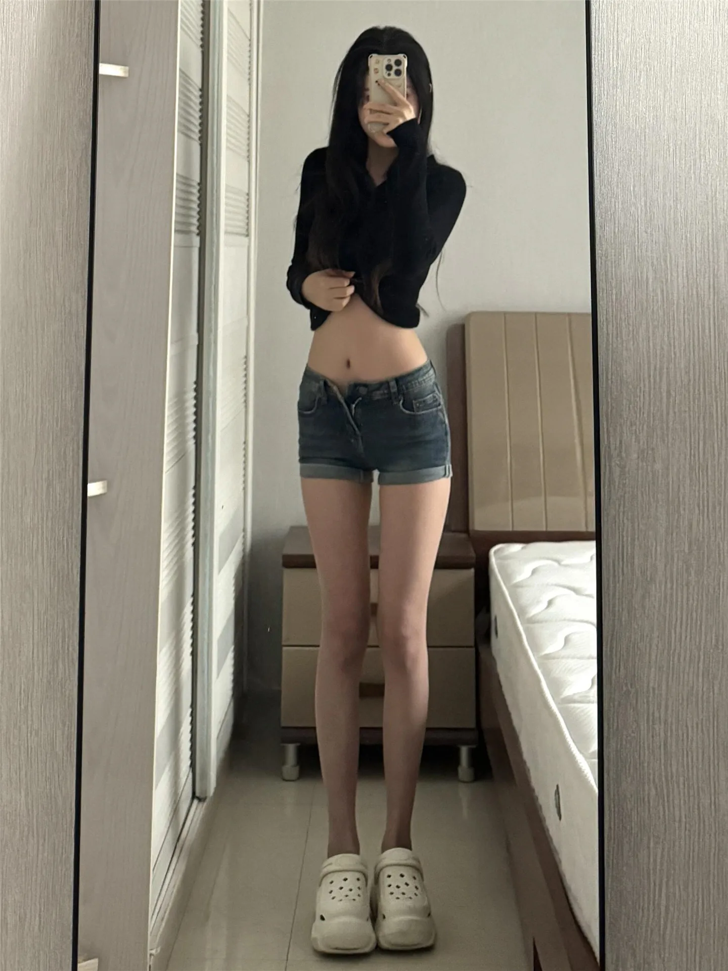 American Vibe Retro Blue Hot Girl Low Waist Denim Shorts Women Summer Slimming Washed Wrap around Hot Pants Casual Cotton Jeans
American Vibe Retro Blue Hot Girl Low Waist Denim Shorts Women Summer Slimming Washed Wrap around Hot Pants Casual Cotton Jeans