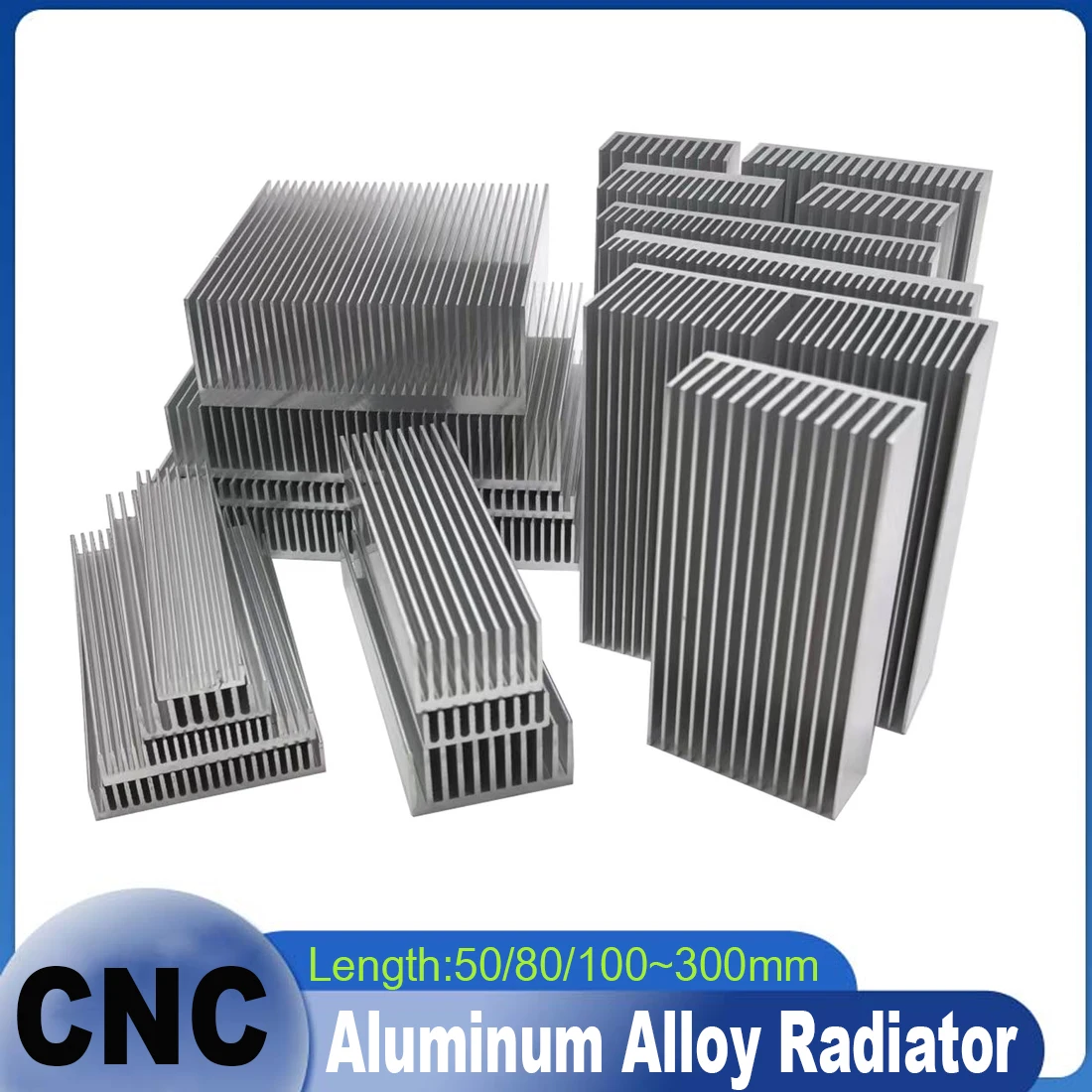 Extruded Aluminum Heatsink For High Power LED IC Chip Cooler Radiator Length 50mmx50mmx4mm~400mmx50mmx15mm
Extruded Aluminum Heatsink For High Power LED IC Chip Cooler Radiator Length 50mmx50mmx4mm~400mmx50mmx15mm