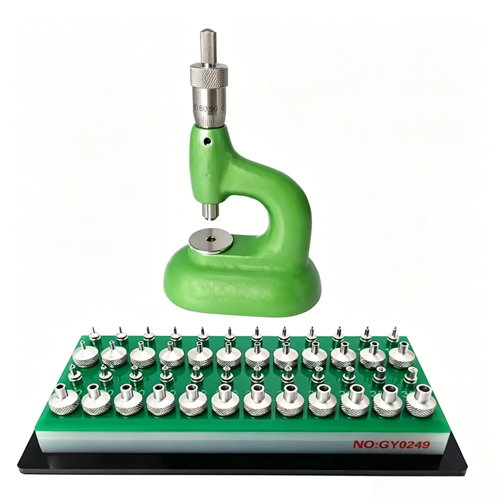 Watch Jewel Inserting Tool High Accuracy Watch Repair Machine with 40pcs Tips for Watch Bearing Setting and Watchmaker Daily Use
Watch Jewel Inserting Tool High Accuracy Watch Repair Machine with 40pcs Tips for Watch Bearing Setting and Watchmaker Daily Use