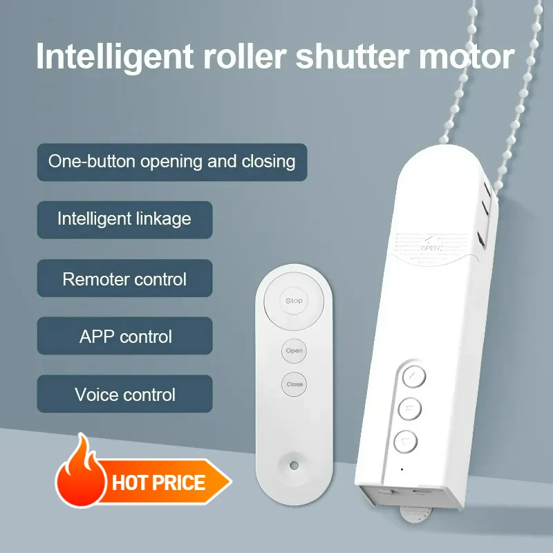 WiFi Smart Motor for Roller Shutter Automatic Electric Blind Opener App Remote Control Work with Alexa Home
WiFi Smart Motor for Roller Shutter Automatic Electric Blind Opener App Remote Control Work with Alexa Home