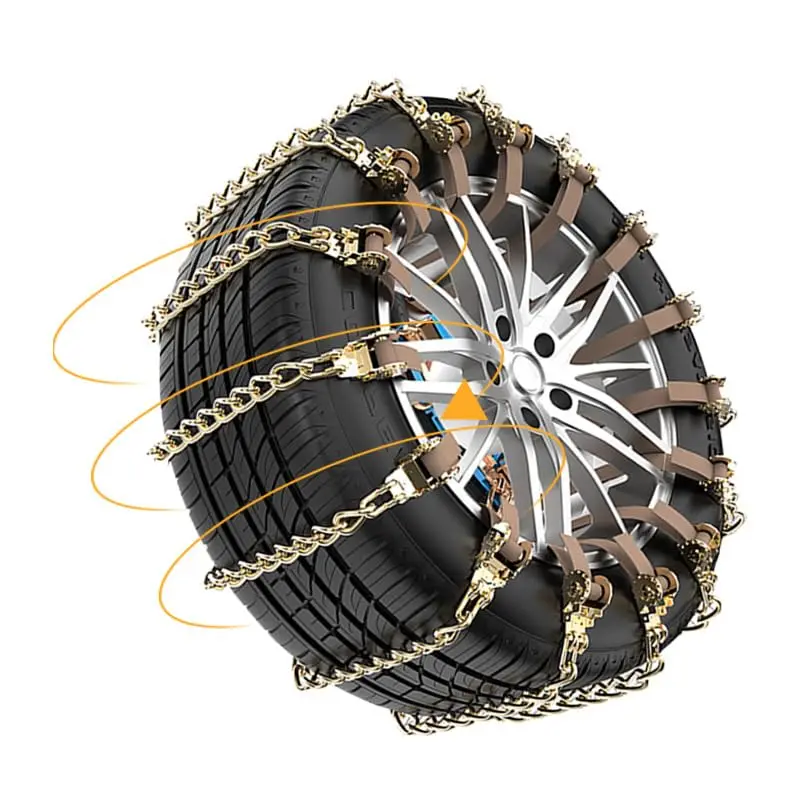 10-Piece Adjustable Snow Traction Chains For Car, SUV, Pickup — Universal Fit 155–265mm, Heavy-Duty Anti-Skid Tire Cables
10-Piece Adjustable Snow Traction Chains For Car, SUV, Pickup — Universal Fit 155–265mm, Heavy-Duty Anti-Skid Tire Cables