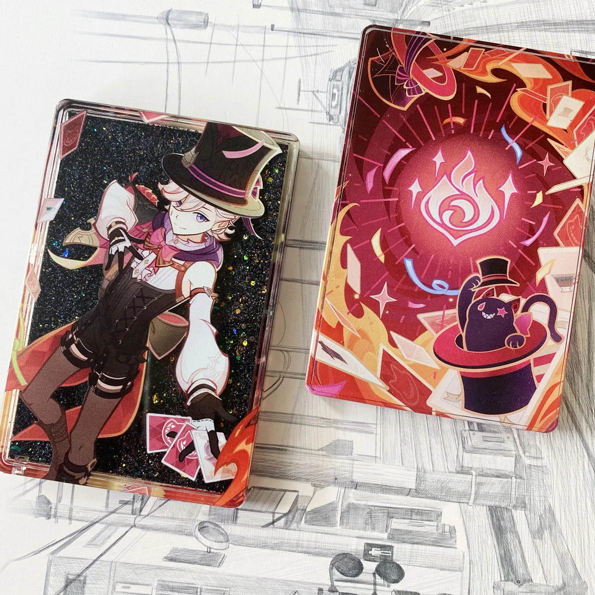 Game Genshin Impact Lyney Cartoon Acrylic Brick Quicksand Mahjong BL Stand Model Cosplay Anime Souvenir Collection Decor
Game Genshin Impact Lyney Cartoon Acrylic Brick Quicksand Mahjong BL Stand Model Cosplay Anime Souvenir Collection Decor