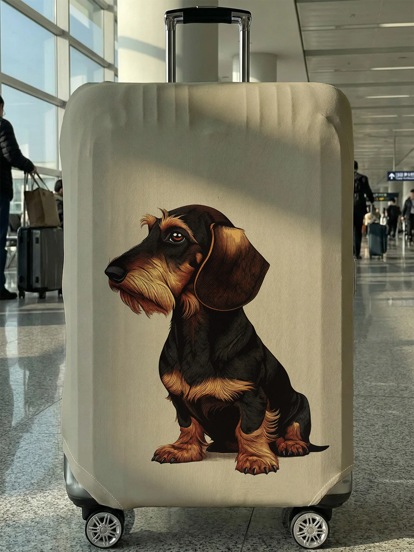 Dachshund Print Luggage Cover, Suitable for 18-32 Inch Luggage Cover, Luggage Handle Glove, Travel Accessories
Dachshund Print Luggage Cover, Suitable for 18-32 Inch Luggage Cover, Luggage Handle Glove, Travel Accessories