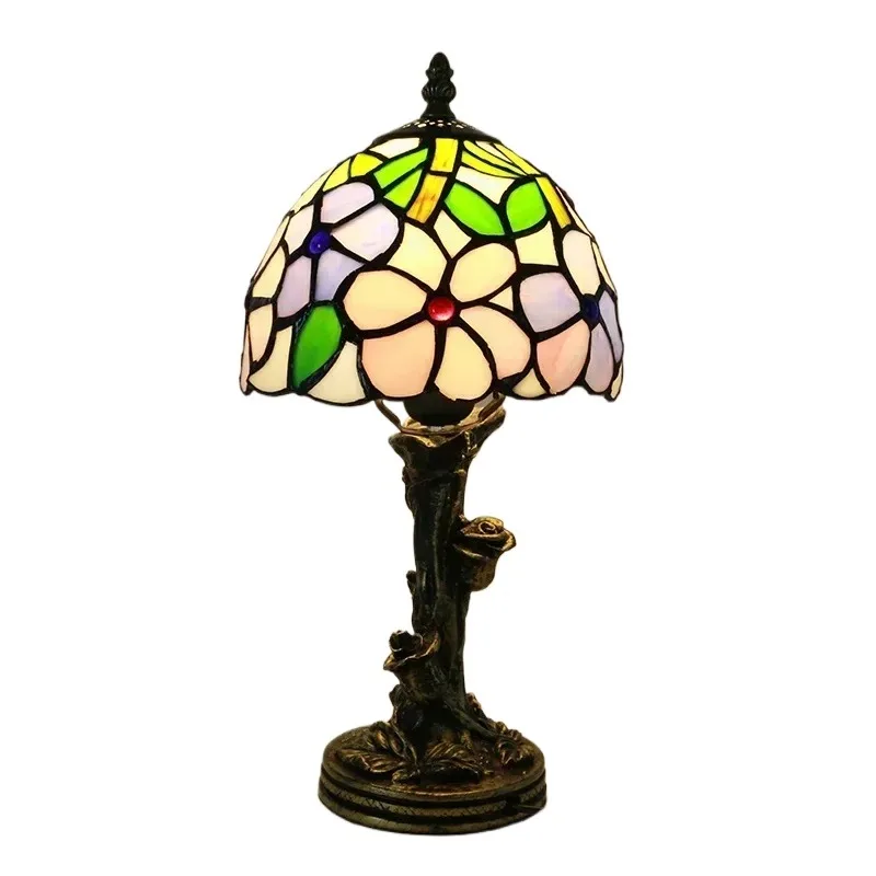 Dia 20cm Stained Glass Lampshade Tiffany Bedside Table Lamp for Bedroom Dorm Living Kitchen Aesthetic Cute Home Decor Gift
Dia 20cm Stained Glass Lampshade Tiffany Bedside Table Lamp for Bedroom Dorm Living Kitchen Aesthetic Cute Home Decor Gift