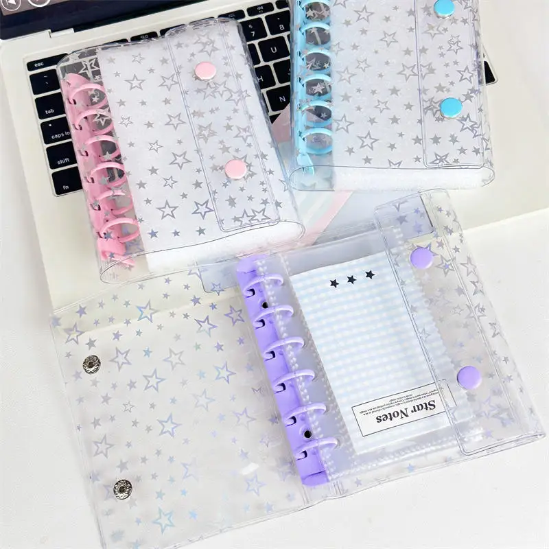 A7 Budget Binder Cover Clear Glitter PVC Binder Refillable Notebook for Photos Pictures Albums Organizer Planner Folder
A7 Budget Binder Cover Clear Glitter PVC Binder Refillable Notebook for Photos Pictures Albums Organizer Planner Folder