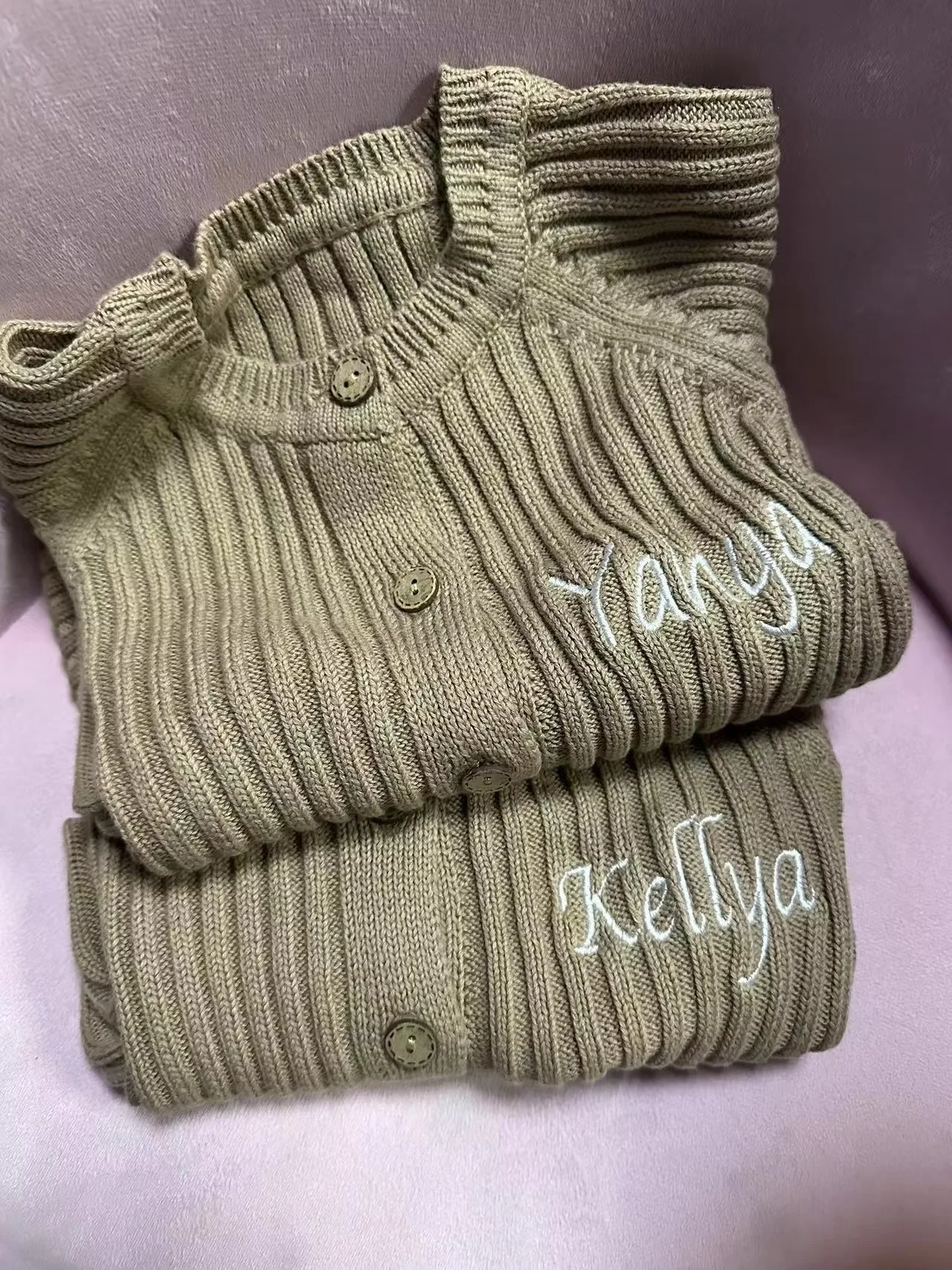 Personalized Embroidery Baby Spring And Autumn Long Sleeved Knitted Sweater/Crawling Clothes, Customized Newborn Holiday Gifts
Personalized Embroidery Baby Spring And Autumn Long Sleeved Knitted Sweater/Crawling Clothes, Customized Newborn Holiday Gifts