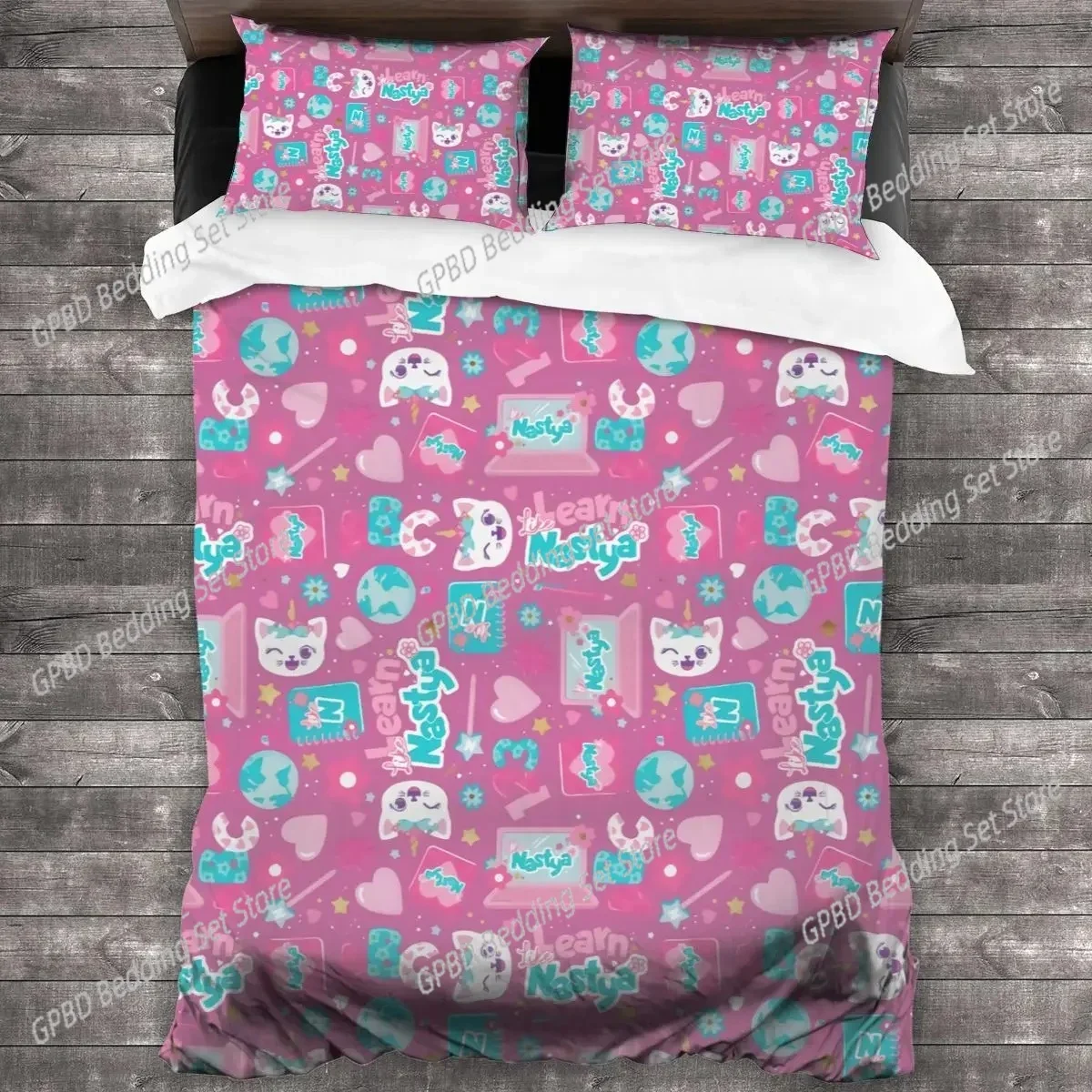 3D Printed Like Nastya Bedding Set Single Twin Double Queen King Cal King Size Bed Linen Set
3D Printed Like Nastya Bedding Set Single Twin Double Queen King Cal King Size Bed Linen Set