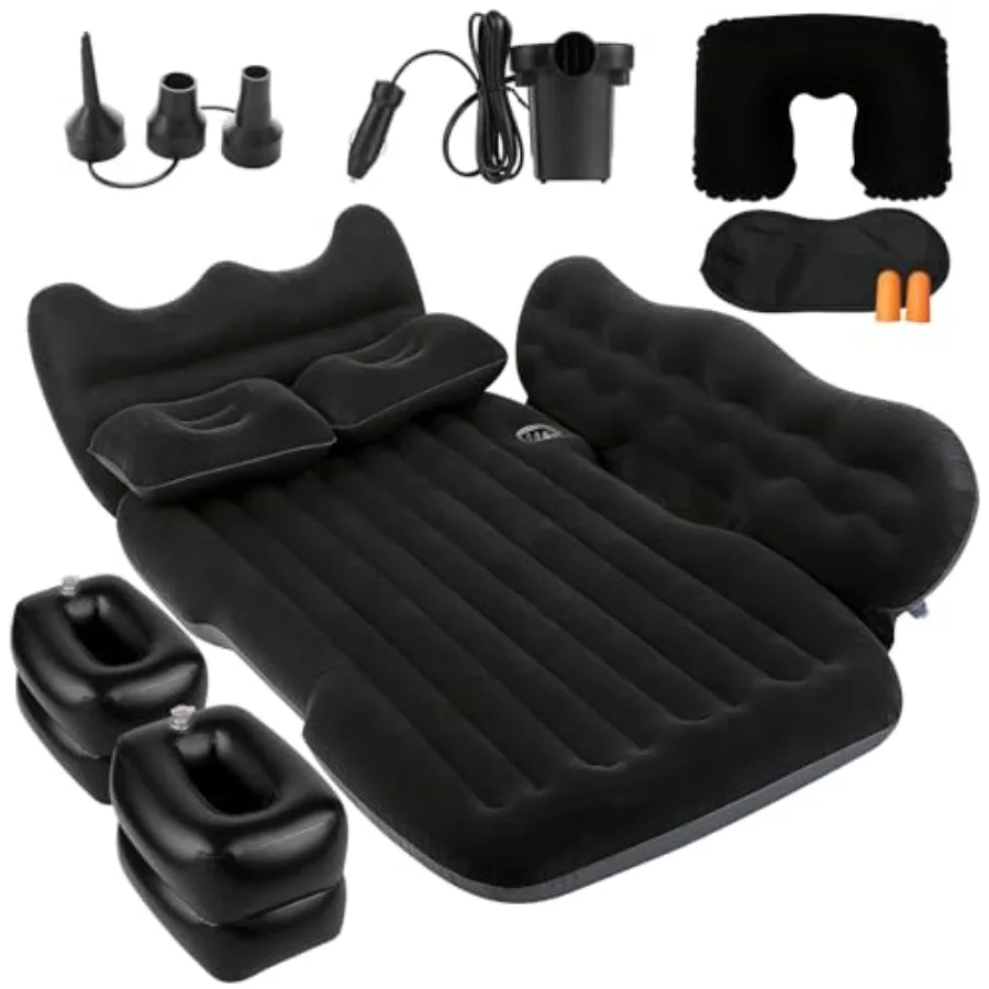 Inflatable Car SUV Air Mattress Back Seat Bed with Air Pump, Portable Thickened Car Travel Camping Sleeping Air Mattress Blow U
Inflatable Car SUV Air Mattress Back Seat Bed with Air Pump, Portable Thickened Car Travel Camping Sleeping Air Mattress Blow U