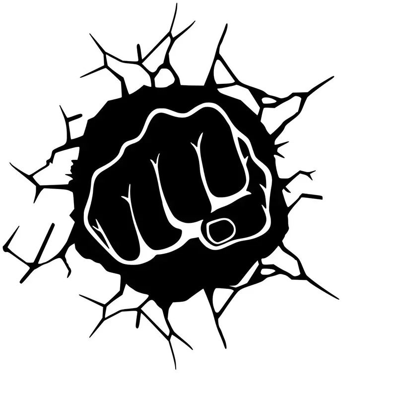 Fist shaped car windows, bumpers, motorcycle fuel tank accessories, decorative vinyl car stickers that penetrate walls
Fist shaped car windows, bumpers, motorcycle fuel tank accessories, decorative vinyl car stickers that penetrate walls